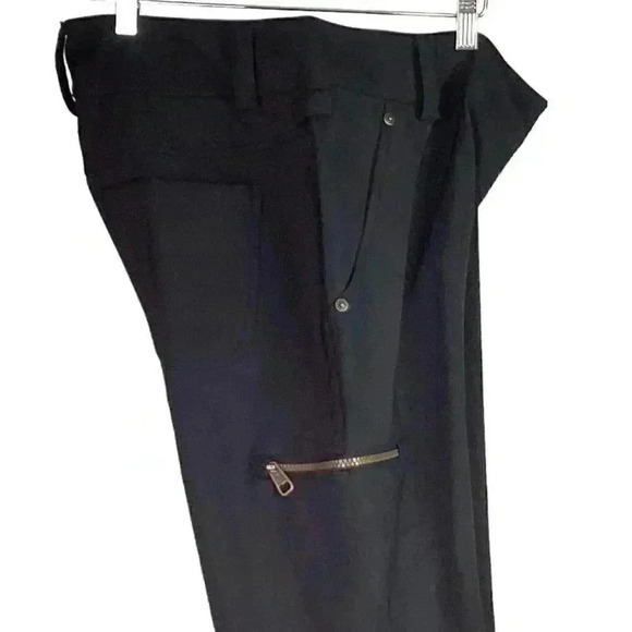 DC Viva 10K Womens XL Softshell Snowboard Pants Black Fleece Lined NEW - Picture 6 of 12